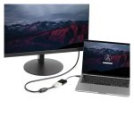 StarTech.com Adaptador USB C a DVI de color negro con resolución 1920x1200, SKU CDP2DVI, para conectar dispositivos USB Tipo C a pantallas o proyectores DVI-D.