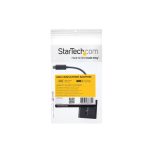 StarTech.com Adaptador USB C a DVI de color negro con resolución 1920x1200, SKU CDP2DVI, para conectar dispositivos USB Tipo C a pantallas o proyectores DVI-D.