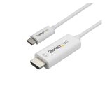 StarTech.com Cable adaptador de 1 metro USB Tipo C a HDMI 2.0 de 4K y 60Hz, compatible con Thunderbolt 3, SKU CDP2HD1MWNL