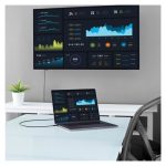 Cable adaptador USB-C a HDMI de StarTech, 2 metros, compatible con 4K a 60Hz, color negro. SKU: CDP2HD2MBNL