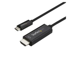 Cable adaptador USB-C a HDMI de StarTech, 2 metros, compatible con 4K a 60Hz, color negro. SKU: CDP2HD2MBNL