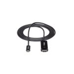 Cable adaptador USB-C a HDMI de StarTech, 2 metros, compatible con 4K a 60Hz, color negro. SKU: CDP2HD2MBNL