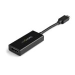StarTech.com Adaptador USB-C a HDMI con HDR, compatible con resoluciones 4K a 60Hz, color negro, SKU CDP2HD4K60H
