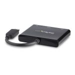 Adaptador Multipuertos USB-C StarTech con HDMI, puerto USB 3.0 y suministro de energía de 60W. SKU: CDP2HDUACP
