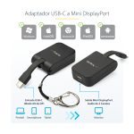 StarTech.com Adaptador Convertidor Compacto USB-C a Mini DisplayPort, compatible con Thunderbolt 3, 8K 60Hz y llavero integrado. SKU: CDP2MDPFC