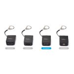 Adaptador StarTech.com portátil USB-C a VGA con llavero de conexión rápida, SKU CDP2VGAFC