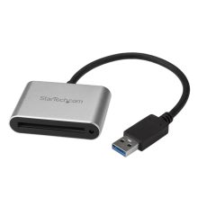 Imagen del lector/grabador USB 3.0 de tarjetas de memoria Flash CFast 2.0 de StarTech.com. SKU: CFASTRWU3. Ideal para una transferencia rápida y eficaz.