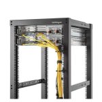StarTech.com Anilla Pasacables Vertical 1U para Gestión de Cableado en Armarios Racks, dimensiones 4,5x10cm, SKU CMHOOK1UN