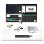 Imagen de la estación de acoplamiento multipantalla Thunderbolt 4 de StarTech con capacidad para dos, tres o cuatro monitores, incluye 2x HDMI, 2x DP y un hub con 7 puertos USB, modelo 132UE-TB4USB4DOCK
