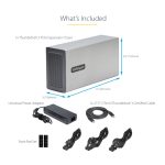Caja de Expansión Thunderbolt 3 a PCI Express de StarTech.com con dos ranuras PCIe, SKU 2TBT3-PCIE-ENCLOSURE, carcasa compatible con 8/4K por TB3/DP 1.4, no compatible con GPUs.