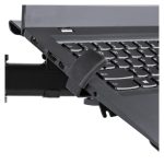 StarTech.com Brazo Soporte Ajustable para Monitor con Bandeja VESA, soporta hasta 4.5kg para portátil y 8kg para una pantalla de hasta 32 pulgadas, negro, SKU A2-LAPTOP-DESK-MOUNT