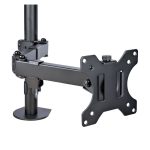 StarTech.com Brazo Soporte Ajustable para Monitor con Bandeja VESA, soporta hasta 4.5kg para portátil y 8kg para una pantalla de hasta 32 pulgadas, negro, SKU A2-LAPTOP-DESK-MOUNT