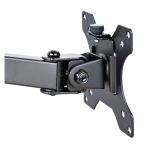 StarTech.com Brazo Soporte Ajustable para Monitor con Bandeja VESA, soporta hasta 4.5kg para portátil y 8kg para una pantalla de hasta 32 pulgadas, negro, SKU A2-LAPTOP-DESK-MOUNT