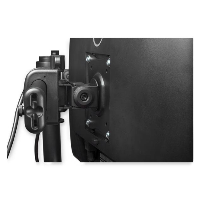 StarTech.com Brazo para Escritorio de Dos Monitores - con Barra Horizontal - Soporte de Mordaza/Ojal para Escritorio 4 StarTech.com Brazo para Escritorio de Dos Monitores en diferentes posiciones
