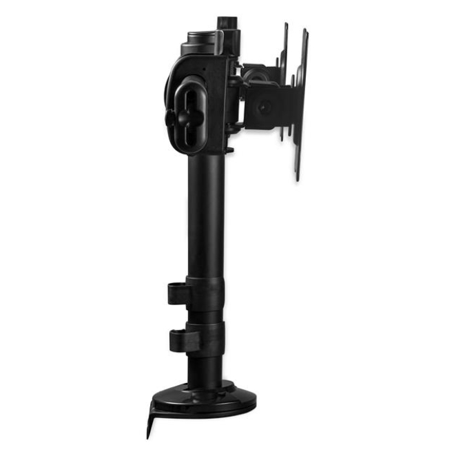 StarTech.com Brazo para Escritorio de Dos Monitores - con Barra Horizontal - Soporte de Mordaza/Ojal para Escritorio 5 StarTech.com Brazo para Escritorio de Dos Monitores visto lateralmente