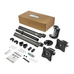 Soporte StarTech.com para dos monitores con barra horizontal y montaje de mordaza/o al escritorio, SKU ARMBARDUOG
