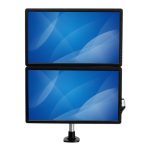 StarTech.com soporte para dos monitores apilables con brazos móviles, modelo ARMDUAL30