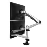 StarTech.com soporte para dos monitores apilables con brazos móviles, modelo ARMDUAL30