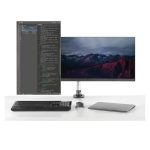 StarTech.com soporte para dos monitores apilables con brazos móviles, modelo ARMDUAL30