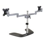 StarTech.com soporte VESA de escritorio para dos monitores, ergonómico, altura ajustable, montaje VESA, SKU ARMDUALSS