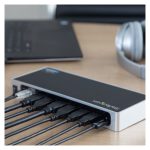 StarTech.com Docking Station para 2 monitores 4K con puertos DisplayPort y HDMI, múltiples puertos USB y compatibilidad con Mac/Windows. SKU DK30A2DH