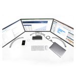 StarTech.com Docking Station USB-C y USB-A 10Gb, compatible con tres monitores 4K 60Hz, PD 85W, replicador de puertos con 6 puertos USB, audio y red Gigabit, modelo DK31C3HDPDUE