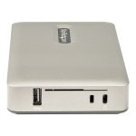 StarTech.com Docking Station USB C con salida a DisplayPort 4K a 30Hz o VGA, entrega de alimentación PD de 65W, cuatro puertos USB 3.1 Gen 1, SKU DKM30CHDPDUE