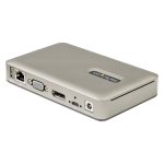StarTech.com Docking Station USB C con salida a DisplayPort 4K a 30Hz o VGA, entrega de alimentación PD de 65W, cuatro puertos USB 3.1 Gen 1, SKU DKM30CHDPDUE