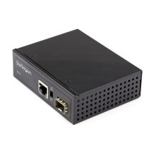 StarTech.com Conversor de Medios Ethernet Industrial PoE+ de Fibra a Ethernet 60W - Convertidor SFP a RJ45 de Fibra IP30, SKU: IMC1GSFP60W
