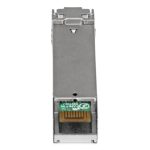 Paquete de 10 módulos SFP StarTech compatibles con HPE J4858C, 1000BASE-SX para fibra multimodo de 1 GbE, con conector LC y alcance de 550 metros. SKU: J4858C10PKST
