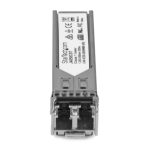 Paquete de 10 módulos SFP StarTech compatibles con HPE J4858C, 1000BASE-SX para fibra multimodo de 1 GbE, con conector LC y alcance de 550 metros. SKU: J4858C10PKST