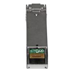 Imagen del paquete de 10 módulos SFP 1000BASE-LX de StarTech.com, compatibles con HPE J4859C, monomodo y multimodo de 1 GbE, alcance de 10 km, longitud de onda 1310 nm. SKU: J4859C10PKST.