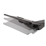 StarTech.com Bandeja para Teclado y Ratón bajo escritorio de 30cm x 78cm, altura ajustable, soporte ergonómico con muñequeras y giro e inclinación. SKU: KBTRAYADJ2