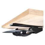 StarTech.com Bandeja para Teclado y Ratón bajo escritorio de 30cm x 78cm, altura ajustable, soporte ergonómico con muñequeras y giro e inclinación. SKU: KBTRAYADJ2