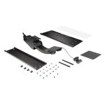 StarTech.com Bandeja para Teclado y Ratón bajo escritorio de 30cm x 78cm, altura ajustable, soporte ergonómico con muñequeras y giro e inclinación. SKU: KBTRAYADJ2