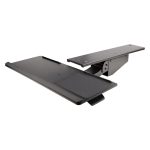 StarTech.com Bandeja para Teclado y Ratón bajo escritorio de 30cm x 78cm, altura ajustable, soporte ergonómico con muñequeras y giro e inclinación. SKU: KBTRAYADJ2