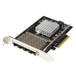 StarTech.com Tarjeta de Red SFP+ 10G con 4 Puertos, Adaptador Intel XL710, PCIe, SKU PEX10GSFP4I