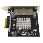StarTech.com Tarjeta de Red SFP+ 10G con 4 Puertos, Adaptador Intel XL710, PCIe, SKU PEX10GSFP4I