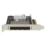 StarTech.com Tarjeta de Red SFP+ 10G con 4 Puertos, Adaptador Intel XL710, PCIe, SKU PEX10GSFP4I
