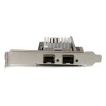 StarTech.com tarjeta PCI Express de red de fibra de 10GB con 2 puertos de SFP+ abiertos, SKU: PEX20000SFPI. Ideal para alta velocidad de red y transmisión de datos.