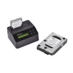 StarTech.com Borrador Autónomo USB 3.0 a SATA III de 1 Bahía para Disco Duro o SSD con 9 Modos de Borrado, Pantalla LCD, Puerto DB-9 de Impresora (SKU: SDOCK1EU3P2)