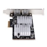 StarTech.com Tarjeta PCI Express Adaptadora de Red Ethernet de 2 Puertos RJ45 con soporte para tramas jumbo y 10GBASE-T SKU ST10GSPEXNDP2