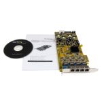 Imagen de la StarTech.com Tarjeta PCI Express de Red Ethernet Gigabit con 4 Puertos RJ45 PoE Power over Ethernet, SKU: ST4000PEXPSE