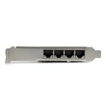 StarTech.com tarjeta de red PCI Express Ethernet Gigabit con 4 puertos RJ45 y chipset Intel i350, SKU ST4000SPEXI