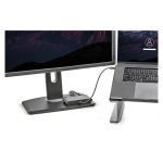 Imagen del StarTech.com Mini Dock Thunderbolt 3, estación de acoplamiento portátil para 2 monitores con DisplayPort 4K a 60Hz, hub USB-A 3.0, Gigabit Ethernet y cable de 28cm, SKU TB3DKM2DPL.