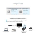 StarTech.com Docking Station Thunderbolt 4 con Power Delivery de 96W, soporte para 1 monitor de 8K o 2 monitores de 4K a 60Hz, con 3 puertos Thunderbolt 4/USB4 y 4 puertos USB-A. SKU: TB4CDOCKUE