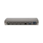 StarTech.com Docking Station Thunderbolt 4 con Power Delivery de 96W, soporte para 1 monitor de 8K o 2 monitores de 4K a 60Hz, con 3 puertos Thunderbolt 4/USB4 y 4 puertos USB-A. SKU: TB4CDOCKUE