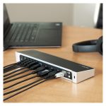 Replicador de puertos StarTech.com USB 3.0 con 2 DisplayPort, HDMI 4K, 5 USB-A, audio 3.5mm y Ethernet SKU USB3DOCKH2DP