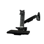 Imagen de la estación de trabajo StarTech.com para uso de pie o sentado, compatible con monitores de hasta 24 pulgadas, SKU WALLSTS1