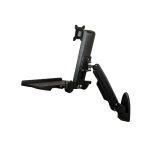 Imagen de la estación de trabajo StarTech.com para uso de pie o sentado, compatible con monitores de hasta 24 pulgadas, SKU WALLSTS1